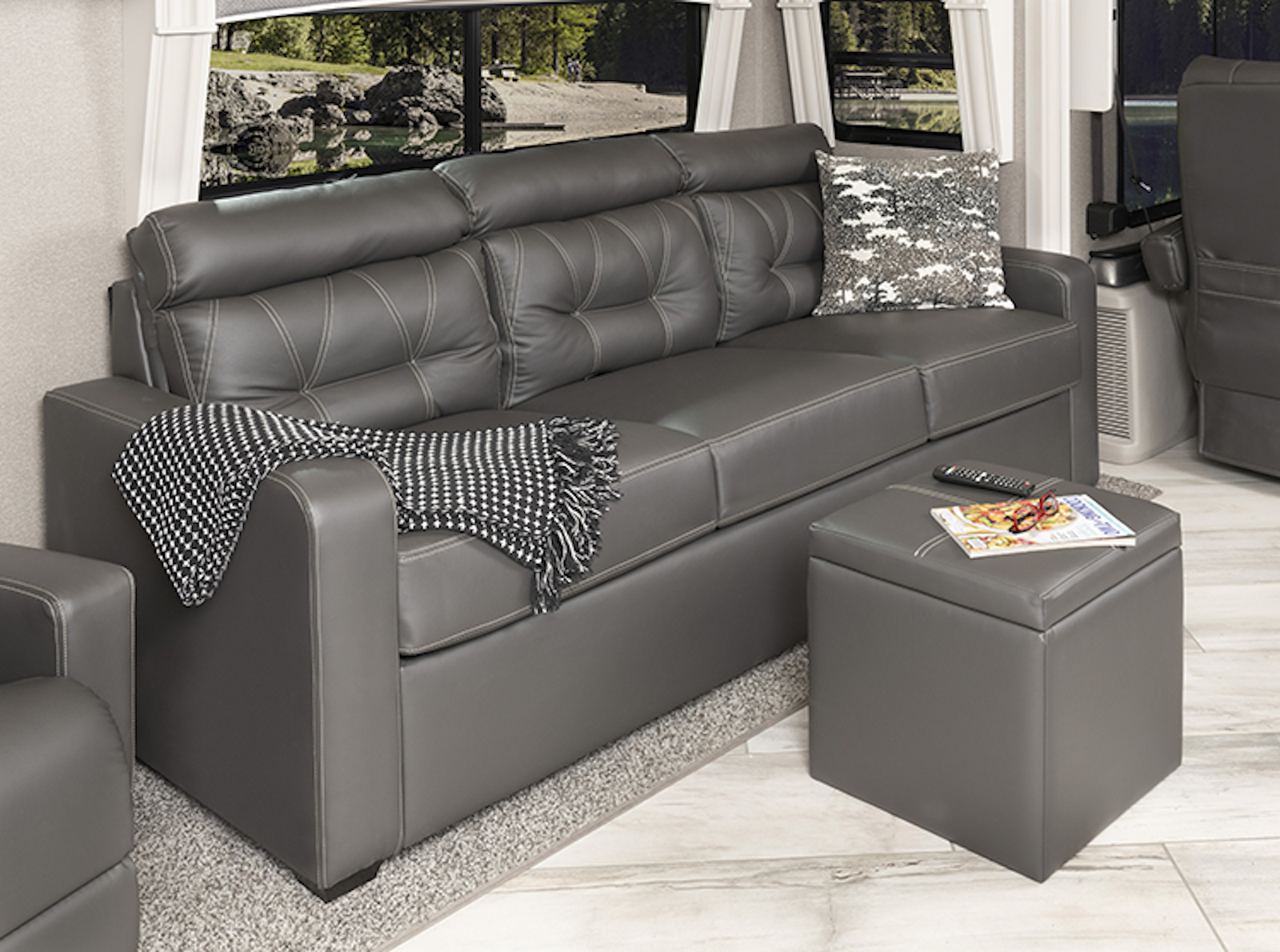 Rv leather sleeper sofa best sale